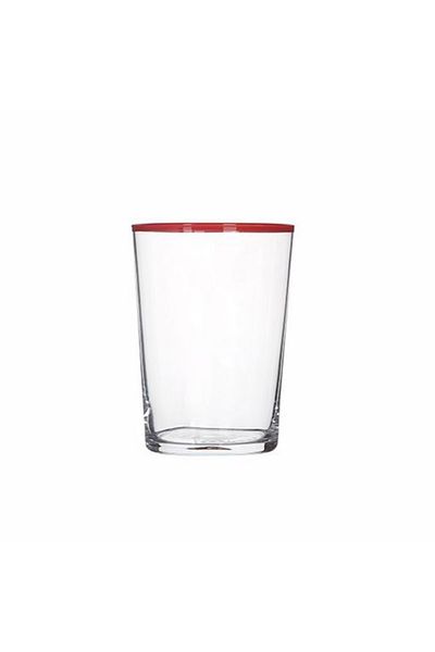 Porland Red Line Transparent Soft Drink Cup 510 Cc