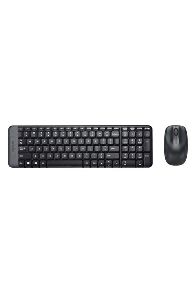 logitech Mk220 Kablosuz Türkçe Klavye Mouse Seti - Siyah