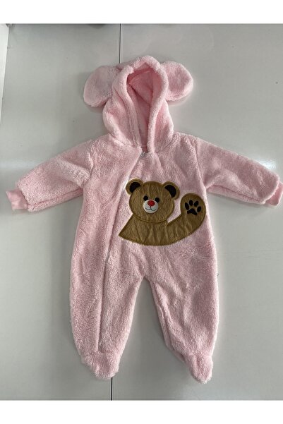 Canini Kız Çocuk Peluş Fermuarlı Tulum