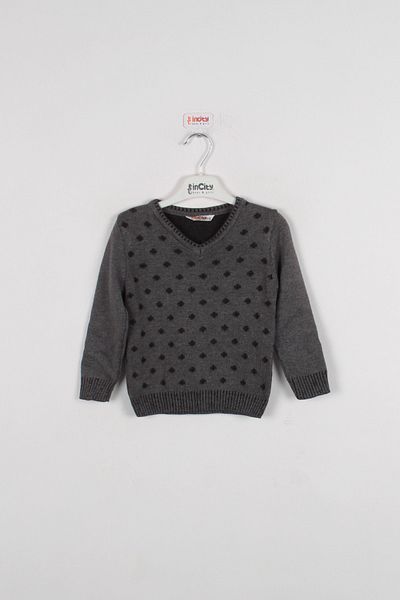 incity Boy's Gray Sweater