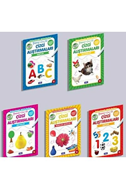Parıltı Yayınları Çizgi Alıştırmaları Seti - 5 Kitap Takım / Kolektif / / 274...