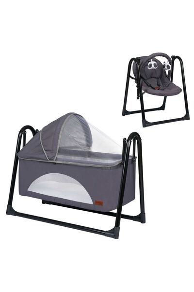 4KİDS 2 Li Set Sepet Beşik Sallanır Bebek Beşiği Hamak Salıncak Anakucağı Ev ...