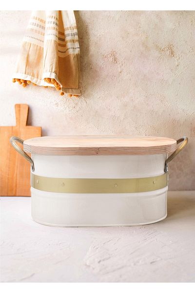 The Mia Galvin Gln0041 White Bread Storage Container