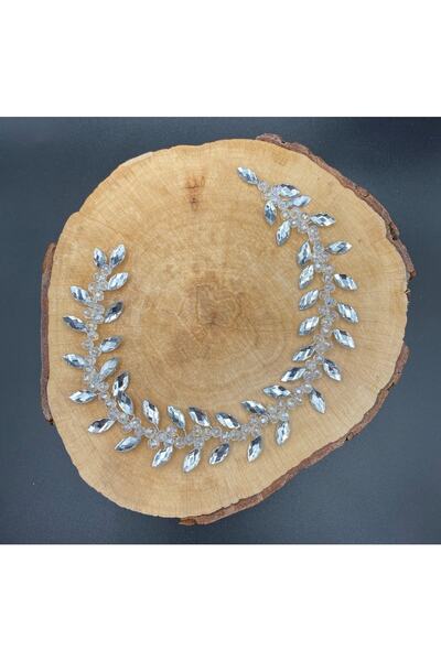 Gelintacım Κομψή νυφική τιάρα και αξεσουάρ μαλλιών με κρυστάλλινη πέτρα - Όλα...