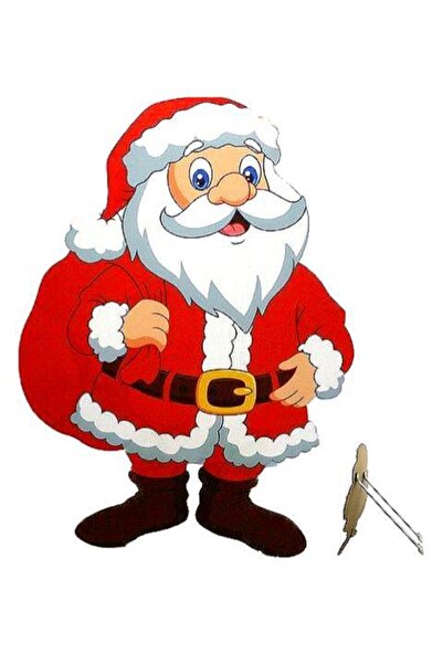 QUEEN AKSESUAR Anul Nou Decorativ de Crăciun, 90 cm, cu picioare din lemn, ornament pentru interior și exterior, ornament pentru ușă