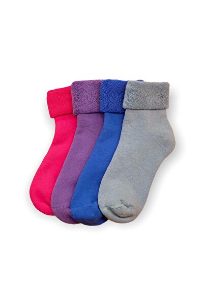Arel Socks 4'lü Kadın Kışlık Termal Bot Çorabı
