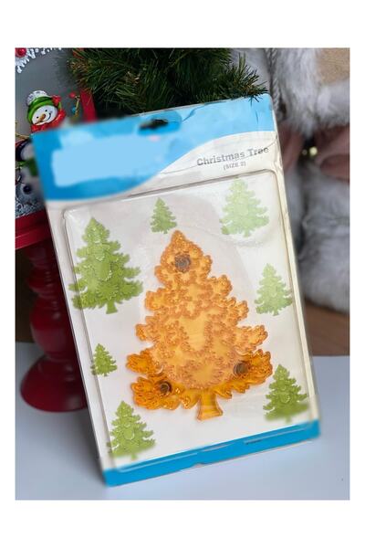 QUEEN AKSESUAR Christmas Large Pine Tree Model Cake Pastry Cookie Sugar Plasticine Figure Mold Cupat Mold
