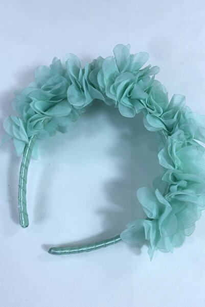 Hobigram Water Green Special Design Floral Henna Maternity Crown Gift Crown – Party Crowns, Stylish Design