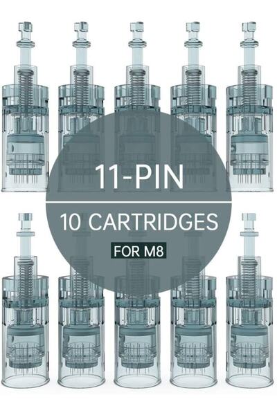 alaraycosmetics خراطيش M8 11pin-36pin-nano - قطع غيار أصلية / 10 قطع