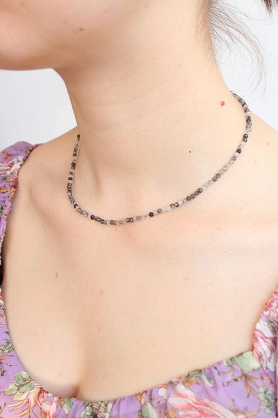 Crystalclem Labradorite Natural Stone Necklace
