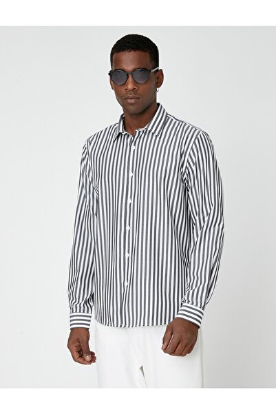 Koton Basic Gömlek Klasik Yaka Non Iron