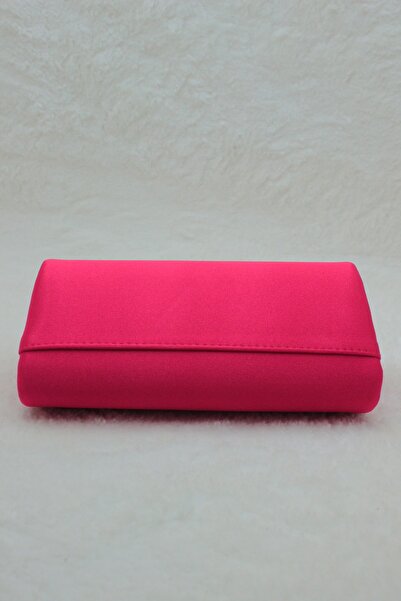 Sh Poly Saten Kırmızı Abiye Çanta Clutch Portföy Askılı Omuz Ve El Çantası 2023