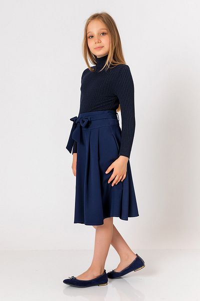 incity Girl's Slim Fit Turtleneck Knitwear Bodysuit