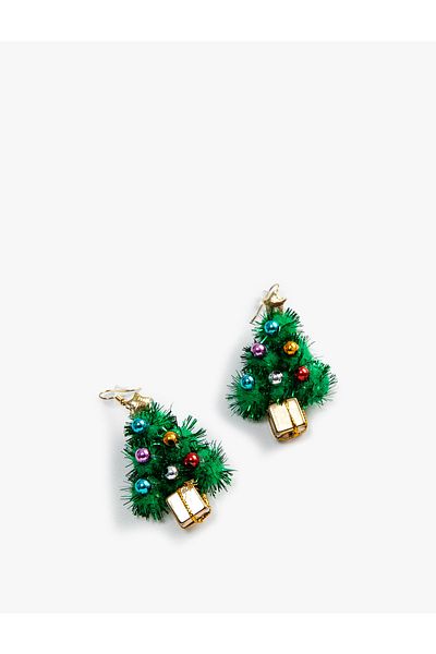 Koton Christmas Themed - Pine Tree Look Earrings