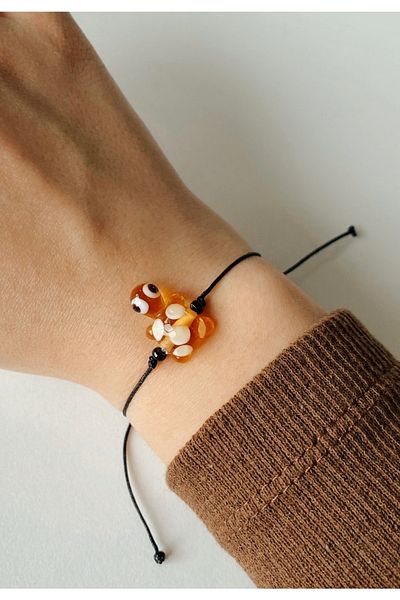 SWORDS CONCEPT Handmade Murano Glass Turtle Bracelet / Gift