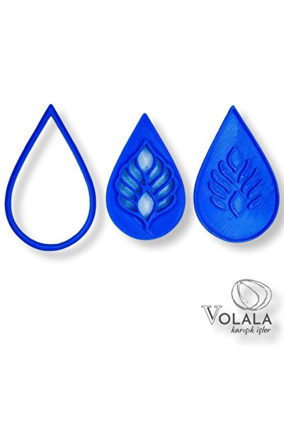 Volala Art Göz Yaşı Desenli Kalıp  5cm