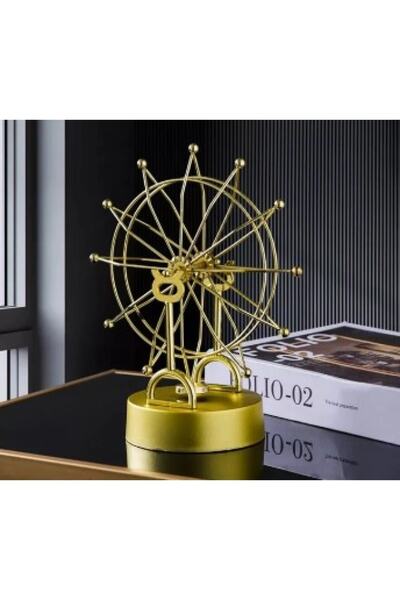 AKTEPE Dönen Newton Sarkaç Topu Fiziksel Manyetik Denge Usb Pil