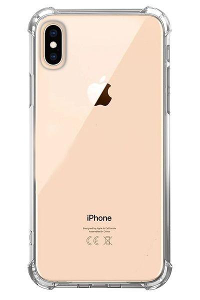 Merwish جراب سيليكون شفاف مضاد للصدمات وحماية من الصدمات متوافق مع هاتف Apple Iphone Xsmax