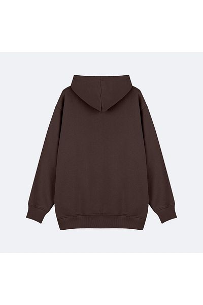 Shout Oversize Coffee Bean Basic Unisex Hoodie
