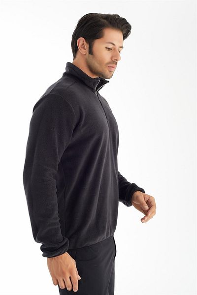 Crozwise Half Zipper - Ανδρικό Anthracite Sports Fleece - 6036-06