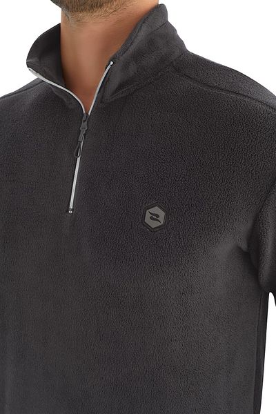 Crozwise Half Zipper - Ανδρικό Anthracite Sports Fleece - 6036-06