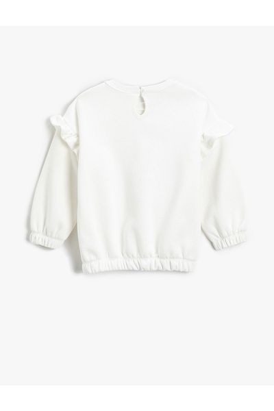Koton Lol Surprise Printed Sweatshirt Licensed Ruffle Detailed