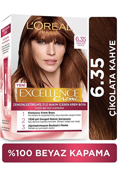 L'Oreal Paris Excellence Creme Saç Boyası 6.35 Çikolata Kahve