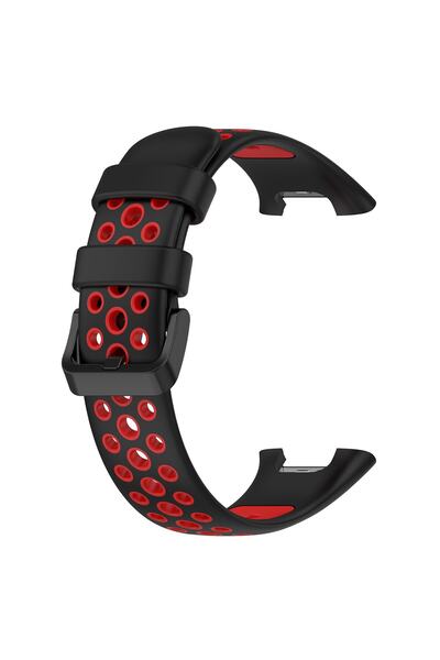 Microcase Xiaomi Mi Band 7 Pro Için Delikli Silikon Kordon Kayış - Ky50