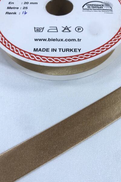 Hobigram Χρώμα μελιού Satin Piping Πλάτος 2 cm Μήκος 1 μέτρο – Ειδικό σχέδιο, αξεσουάρ, ποιοτική παραγωγή, εντυπωσιακό στυλ