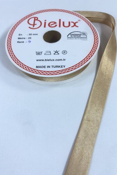 Hobigram Χρώμα μελιού Satin Piping Πλάτος 2 cm Μήκος 1 μέτρο – Ειδικό σχέδιο, αξεσουάρ, ποιοτική παραγωγή, εντυπωσιακό στυλ