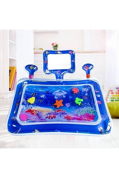 Schulzz Blue Baby Floor Water Mat and Fun Play Mat 1 - 2 Years Old