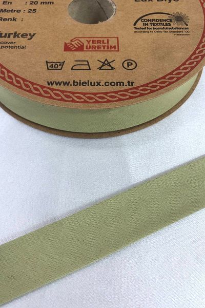 Hobigram Green Color Koton Piping Πλάτος 2 cm Μήκος 1 μέτρο – Κορδέλα, Κομψό Σχέδιο, Γυναικείο Αξεσουάρ – Κορδέλα – Κουν