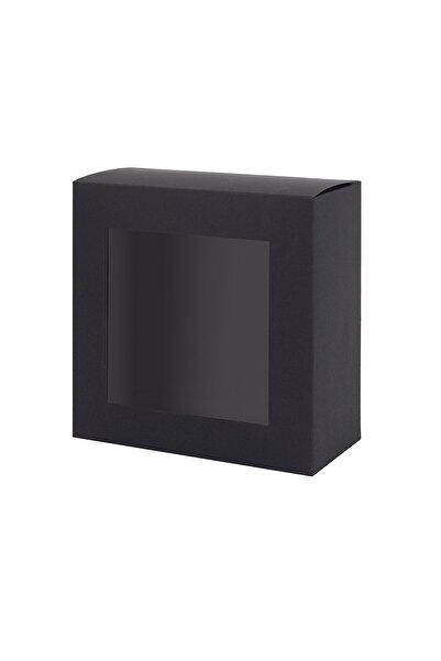 Milim Matbaa 5 Adet 18x18x8 Cm Pencereli Siyah Karton Kutu