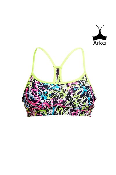 FUNKİTA Messed Up Women's Single Top Bra / Sports Bra