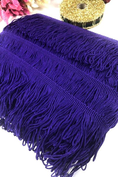 Hobigram Μπλε Navy Fringe Φούντα Πλάτος 20 cm 1 μέτρο – Διακοσμητική κορδέλα