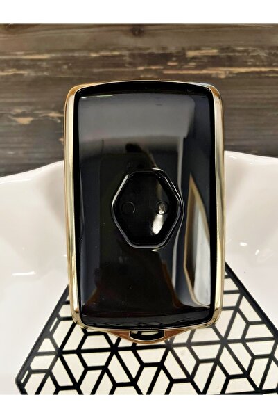 kral anahtar Husa Nano pentru telecomandă din silicon de înaltă calitate Renault Megane 4 Dacia,kadjar,clio Five,culoare neagră 4 butoane.