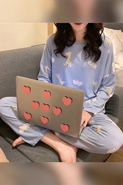 PEMBİŞ HOMEWEAR New Giraffe Süpersoft Pijama Takım