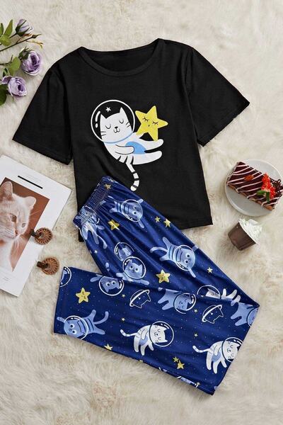 PEMBİŞ HOMEWEAR Next Supersoft Pajama Set, Cat3