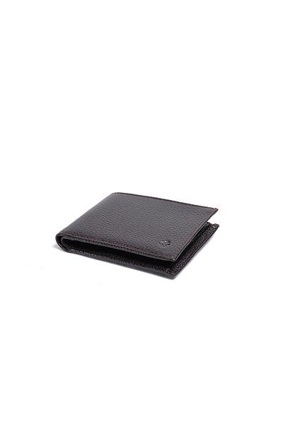 Eminsa Men's Brown Genuine Leather Wallet with Magnet Money Clip