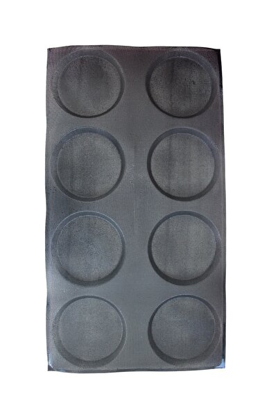 PASTRY PLANET قالب سيليكون برجر مثقوب 8 قطع 40 سم * 60 سم