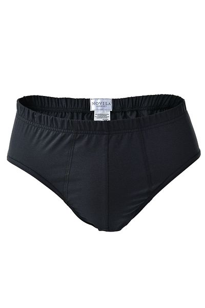 NOVILA Herren Sport-Slip - Stretch Cotton, Fein-Single-Jersey, uni
