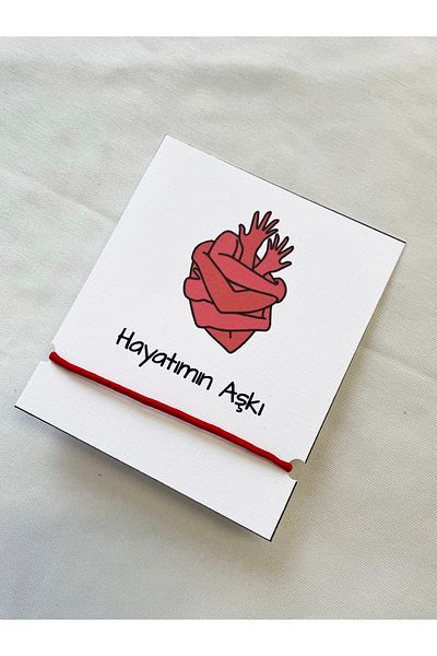 Atölye Merdiven Love of My Life Lover Gift Bracelet Couple, Wife Gift