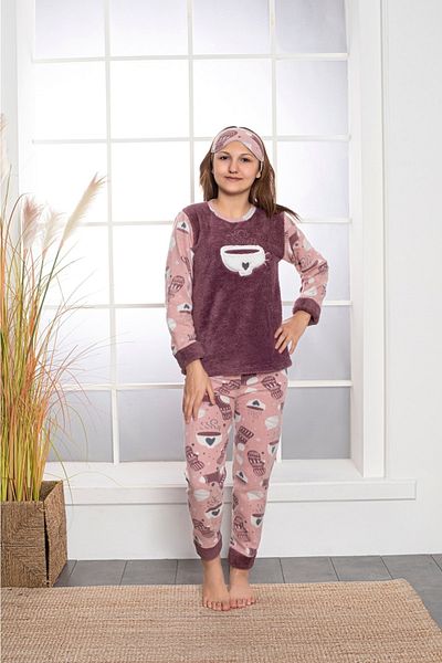 Asel Children's Plush Pajama Set