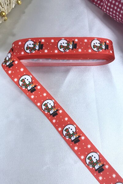 Genel Markalar Yeniyıl 2026 Hediye Paketleme Kurdelesi Kırmızı Kardan Adam – ...