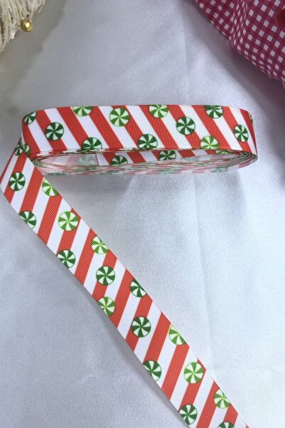 Genel Markalar Yeniyıl 2026 Hediye Paketleme Kurdelesi Şekerleme Desenli – Yı...