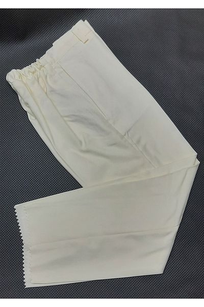PAZARSEN Cream Color Circumcision Clothing Trousers