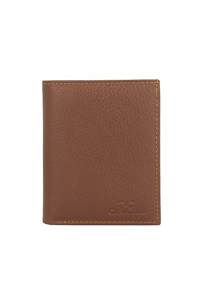 Case Club Δερμάτινη θήκη για κάρτες με δέκα τέσσερις θήκες, πορτοφόλι ταυτότητας και θήκη για χαρτονομίσματα