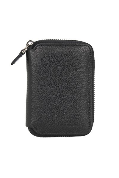 Case Club Γνήσιο δερμάτινο ανδρικό φερμουάρ με θήκη για κάρτα, ταυτότητα άδειας οδήγησης και θήκη για χάρτινα χρήματα