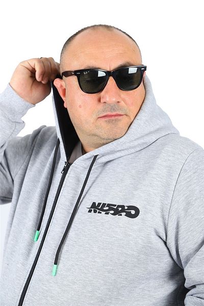 MocGrande Φούτερ Plus Size Nitro 22739 Grey Melange
