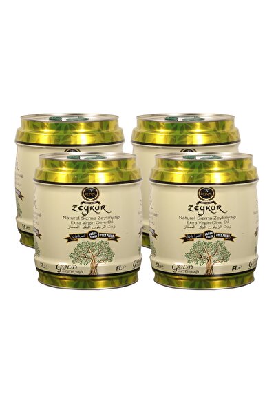 ZEYKUR ZEYTİNLERİ Zeykur Soğuk Sıkım Zeytinyağı 5lt